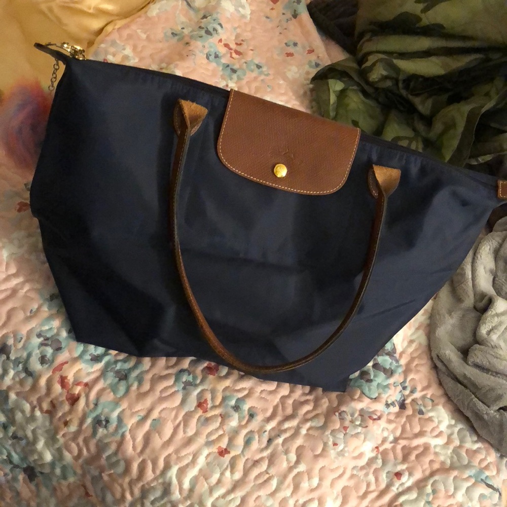 Navy Blue Large LongChamp Bag